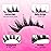 Veleasha Magnetic Eyelashes Magnetic Lashes with Applicator Manga Lashes Spiky False Eyelashes Crisscross Natural Look Reusable No Glue Easy to Apply & Remove Lash Wispy (Spike)