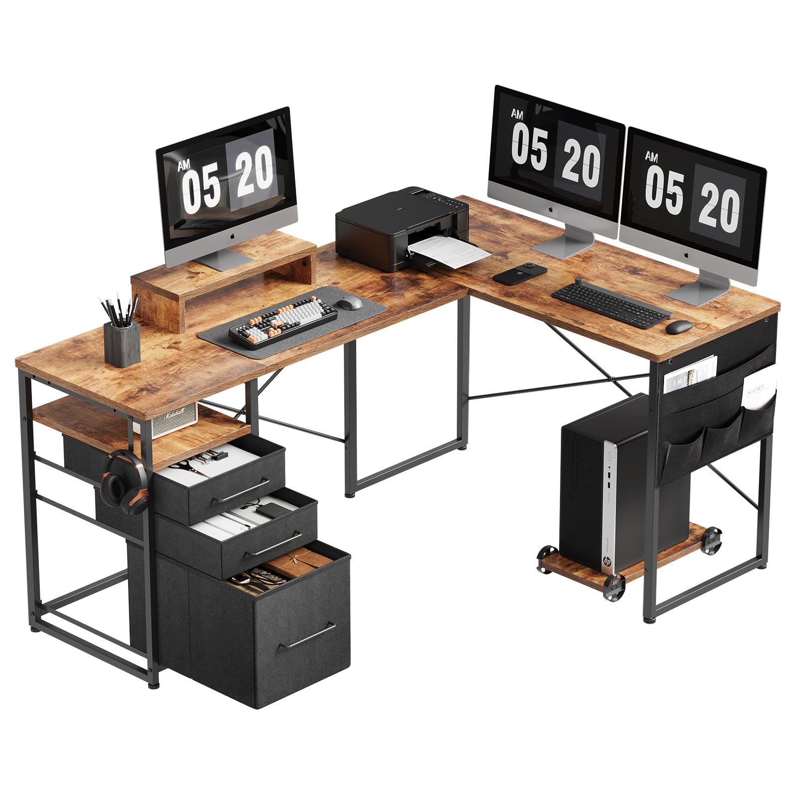 NE26F*コーナータイプWHパソコンデスク1円アウトレット展示品