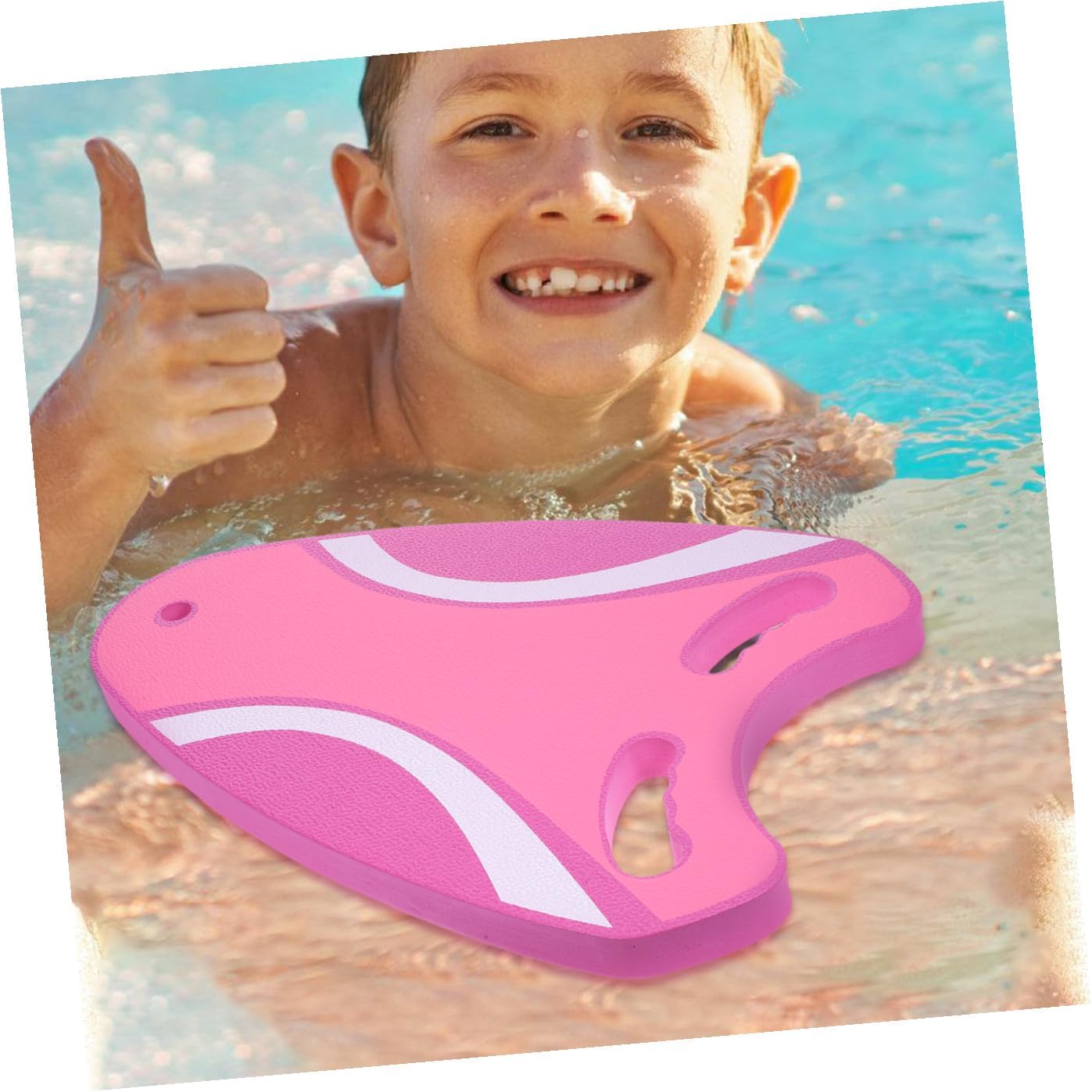 Swimming Kickboard and Adults, Swimming Training Kickboard, Pool Swim Board Floating Aid for Beginner Swim Practice, Sturdy Water Training Equipment Random Color