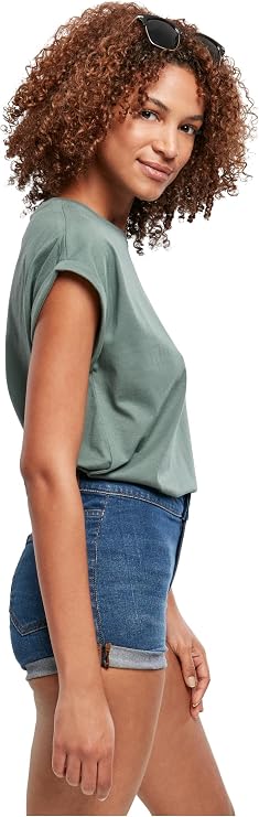 Urban Classics Womens Ladies Extended Shoulders Tee