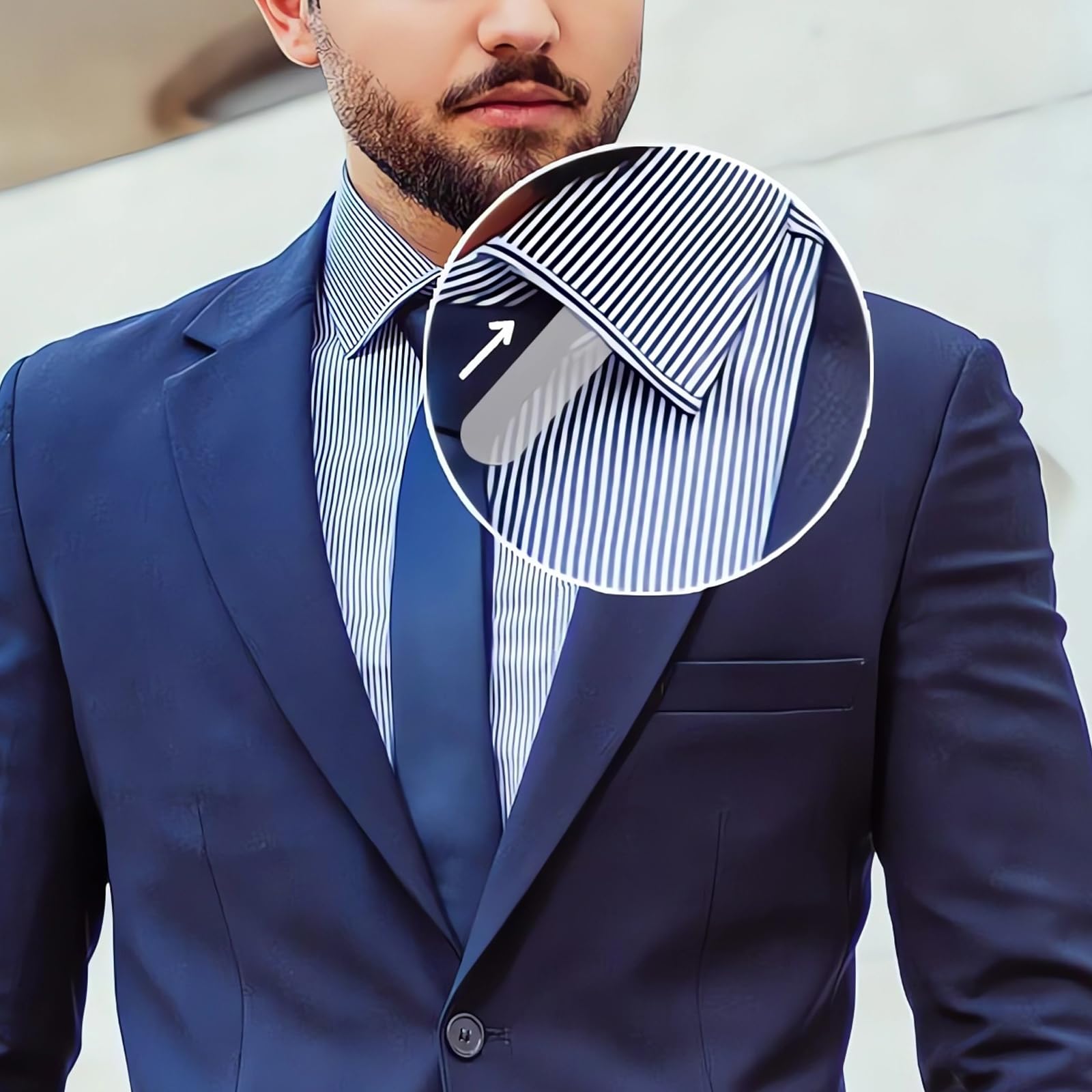 OQKAHIV 50 pezzi Stecche Colletto Camicia, Uomo Camicia Stays, Collare rigido in plastica per camicie: in diverse taglie, Rimane sempre ben posizionato, mantiene la forma del collo della tua camicia