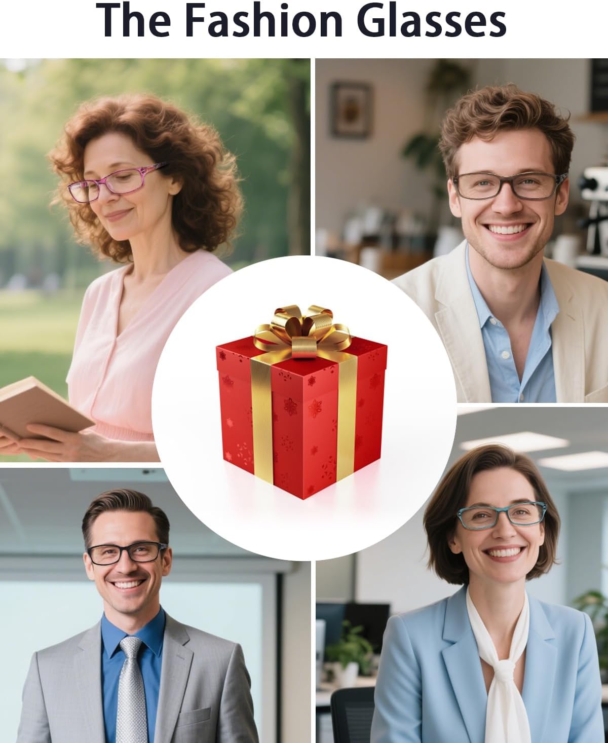 Suertree Women's Fashion Reading Glasses, 5 Pairs Blue Light Blocking Readers with Durable Spring Hinges, Stylish Anti-Glare Eyewear for Computer Use (2.0 Magnification) - Image 7