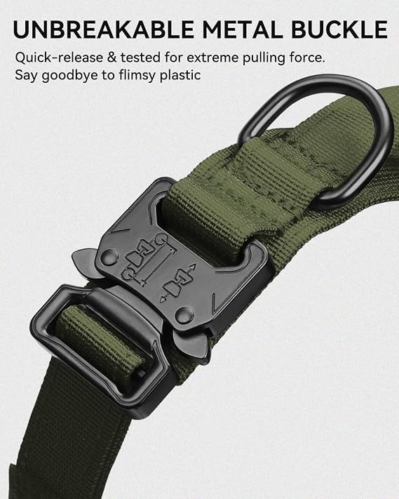 Joytale Tactical Dog Collar for Medium Dogs, Traffic Control Handle