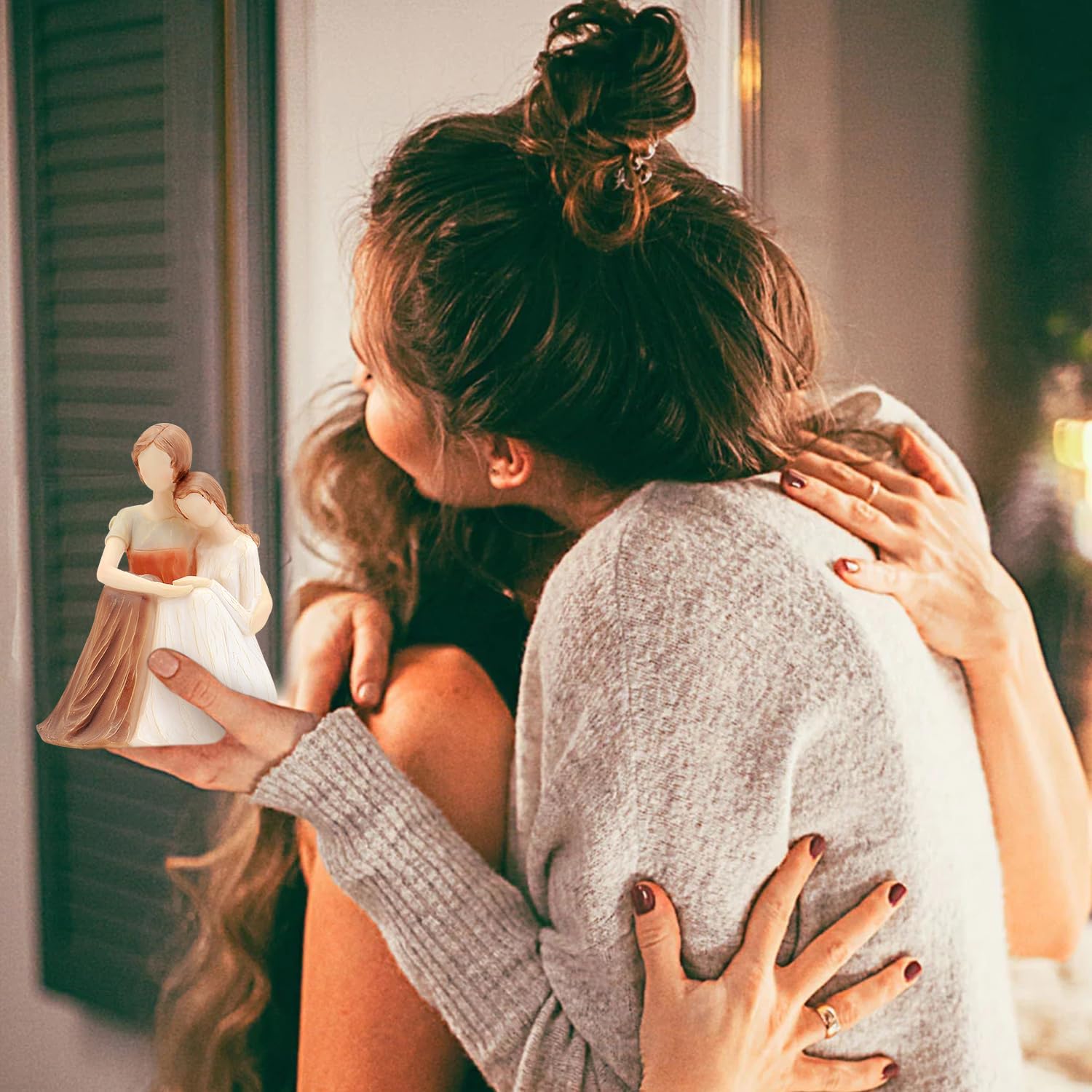 Llavero Grabado Regalo Mujer BORLESTA Regalos Para Amigas – Regalos Para Amigas Para Mujeres, Regalos De Navidad Para Amigos – You're The Sister I Got To Choose – Regalos Para Hermanas De