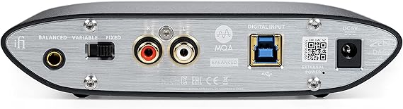 iFi Zen DAC V2 | Desktop Digital Analog Converter with USB 3.0 B Input only/Outputs: 6.3mm Unbalanced / 4.4mm Balanced/RCA - MQA DECODER - Audio System Upgrade (Unit only)
