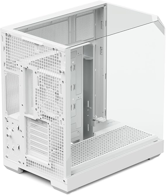 APNX V2 White ATX Case – X-Pand Flow Dual Airflow, 3-Side Tempered Glass, 360mm AIO & Reverse BTF Motherboard Support, 4×140mm Fans, 160mm Fan Slots, ARGB Fan Hub, GPU Bracket, High Airflow