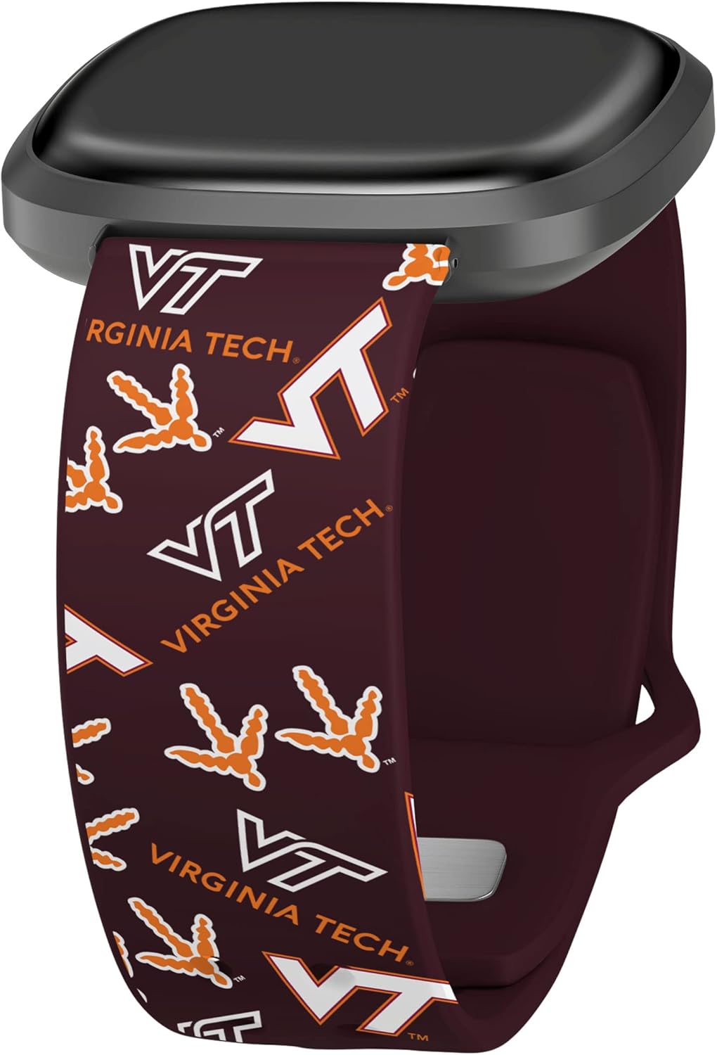 Affinity Bands Virginia Tech Hokies HD Watch Band Compatible with Fitbit Versa 3 and Sense