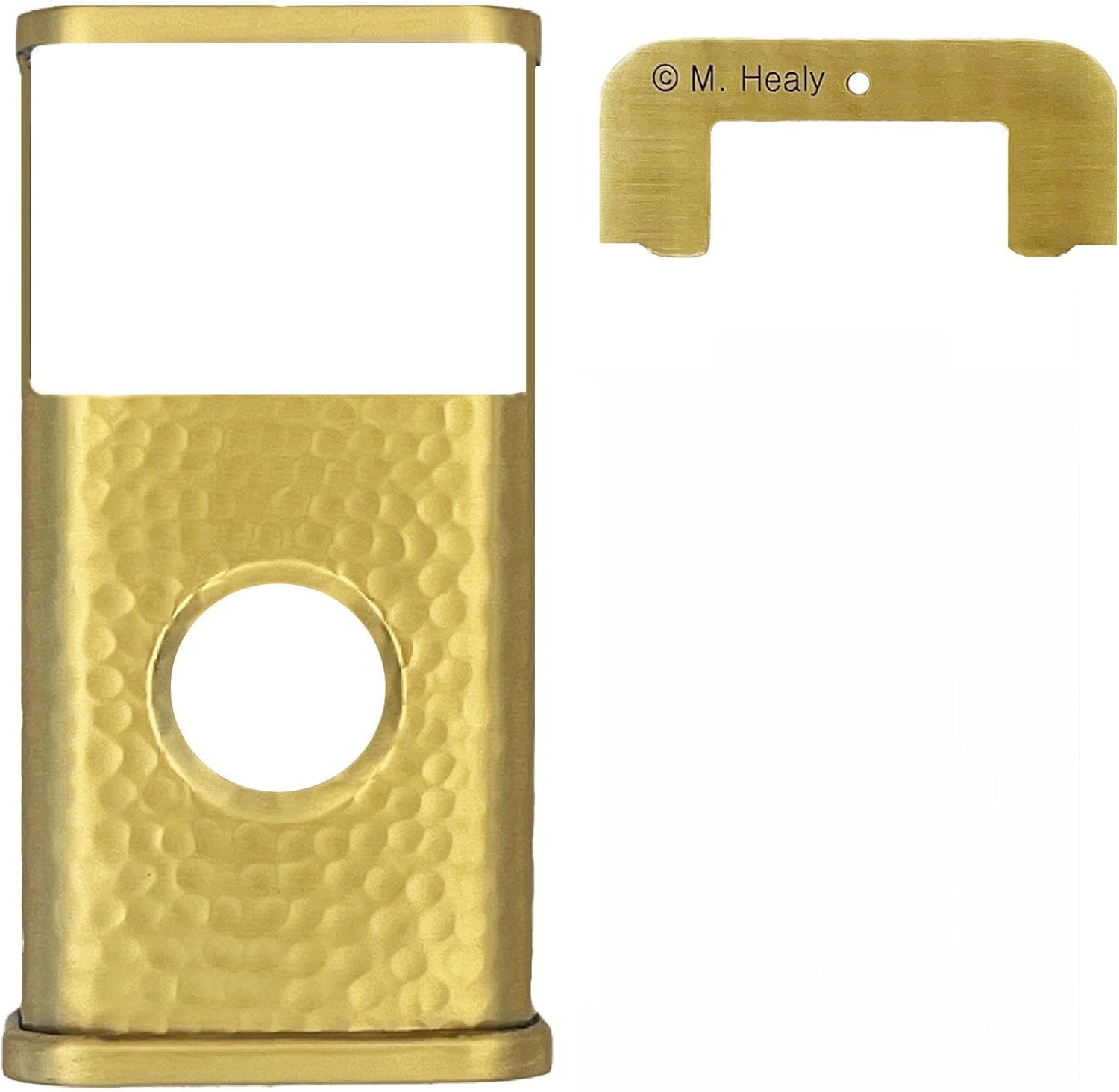 Hammered Video Doorbell Cover (Compatible with Ring Battery Doorbell - 2024 Release) (Brass)