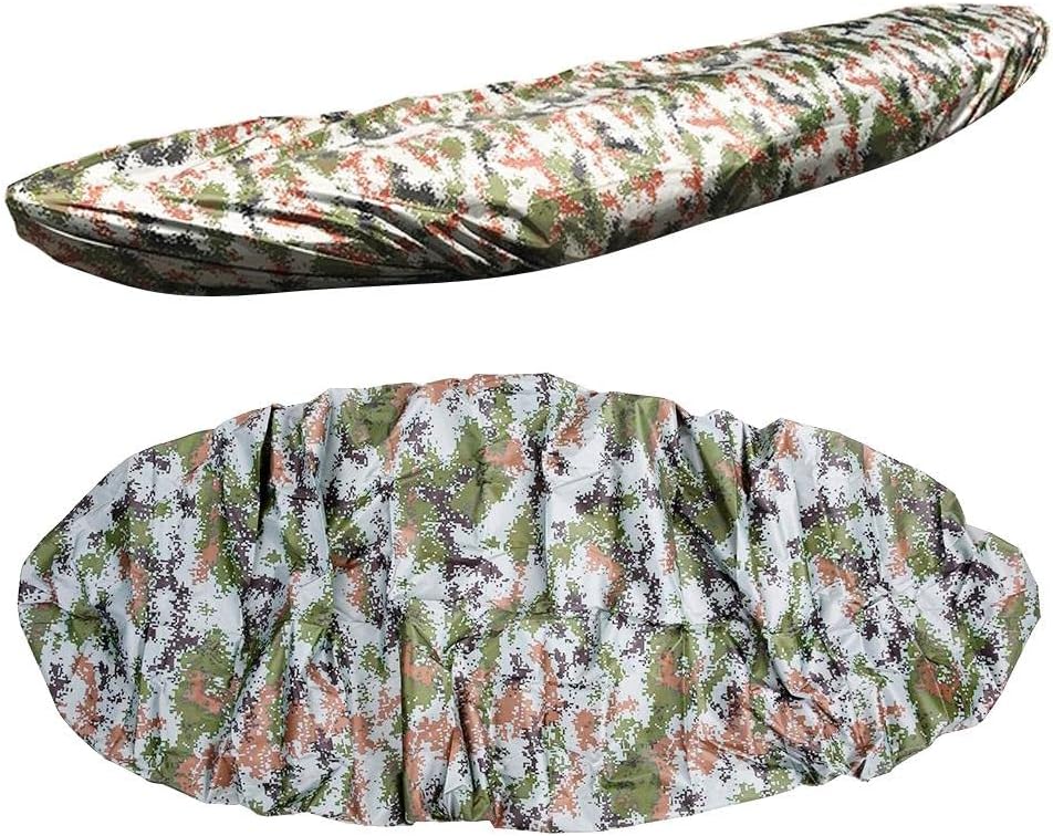 Heavy Duty Kayak Boat Canoe Storage Cover -ion, Indoor and Outdoor Use - Universal Fit for Fishing Kayak - Grey Camo Color Options Available - Digital Camo, 500cm
