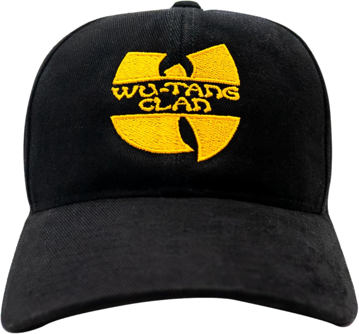 Wu-Tang Clan Embroidered Logo Adjustable Snapback Hat Black