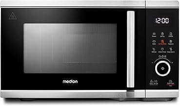 Sponsored You’re seeing this ad based on the product’s relevance to your search query.Learn more about this advertisement MEDION Microwave with Hot Air Fryer Function (25 Litres, 1,500 Watt Hot Air, 900 Watt Microwave, 9 Automatic Programmes, Popcorn Button, Defrost Function, LED Display, MD11499)