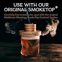 Vista 7 de Bolsa SmokeTop de 4 onzas, chips ahumadores de cóctel para cócteles antiguos, whisky y bourbon - por Middleton Mixology Made in the USA (800 usos)