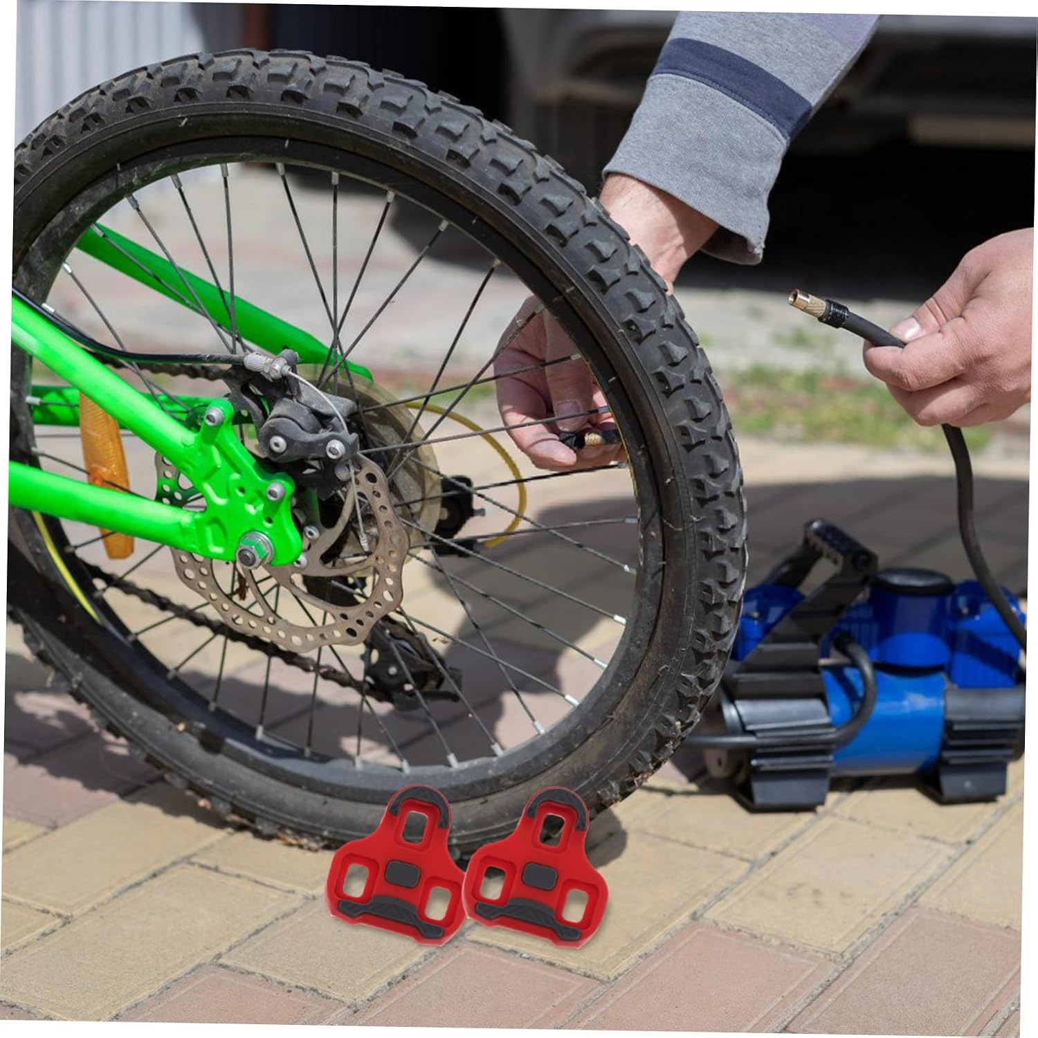 Yardwe 1pair TPU Cleats for Enhanced Grip and for Road and Mountain Easy Engagement for Outdoor Cycling