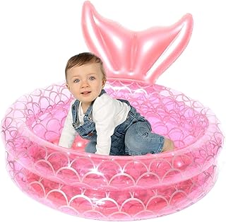 Kiddie Pool Inflatable | Inflatable Ball Pit Pool Pool - Kiddie Pools, Pools for Kids, Above Ground Pool, Blow Up Pools for Kids Adults Children Ailopta