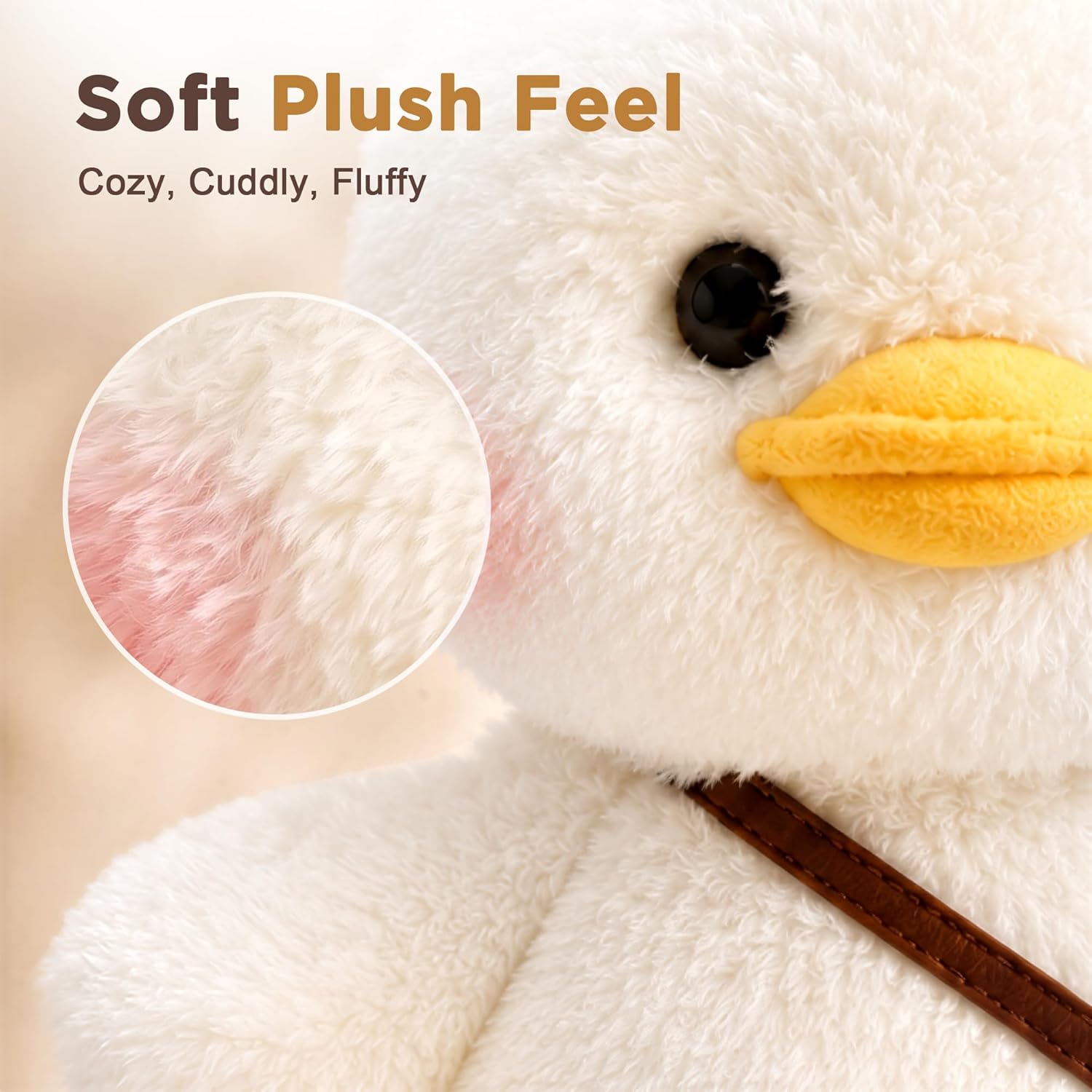 iPlay, iLearn Baby Duck Talking Toy, Toddler Interactive Plush Stuffed Animal, Infant Musical Singing & Repeating Head Sway Little Duck Toy, Cute Birthday Gift 12-18 Month 1 2 3 Year Old Kid Girl Boy