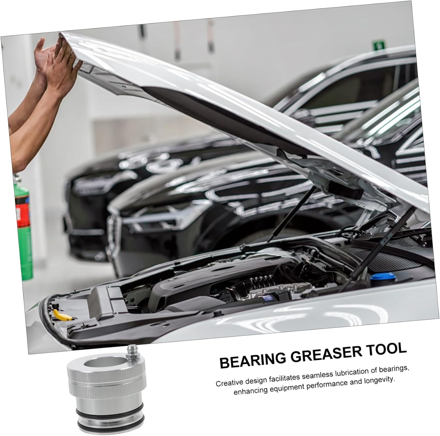 Bearing Greaser Tool Ergonomic Handle Wheel Bearing Lubrication Tool for Cars and Machinery Compatible Various Equipment Equipment Performance and Longevity