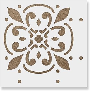 Icarus Tile Stencil - Kitchen Backsplash, Furniture Stencils, Peel and Stick Tile, Floor Stencil, Home Improvement