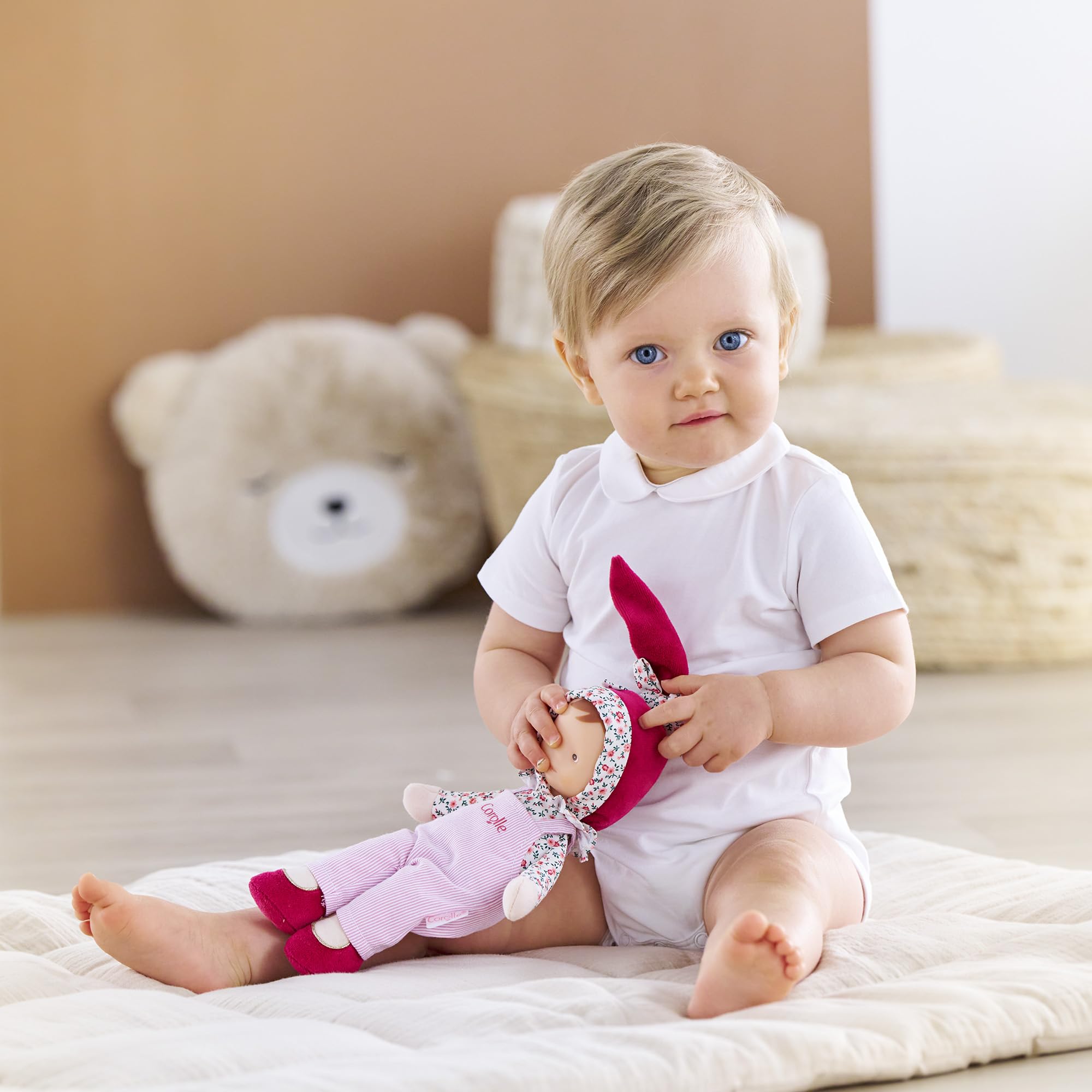 Corolle - Mon Doudou, Miss Chic Rose Grenadina, 25 cm, dalla nascita, 9000010220