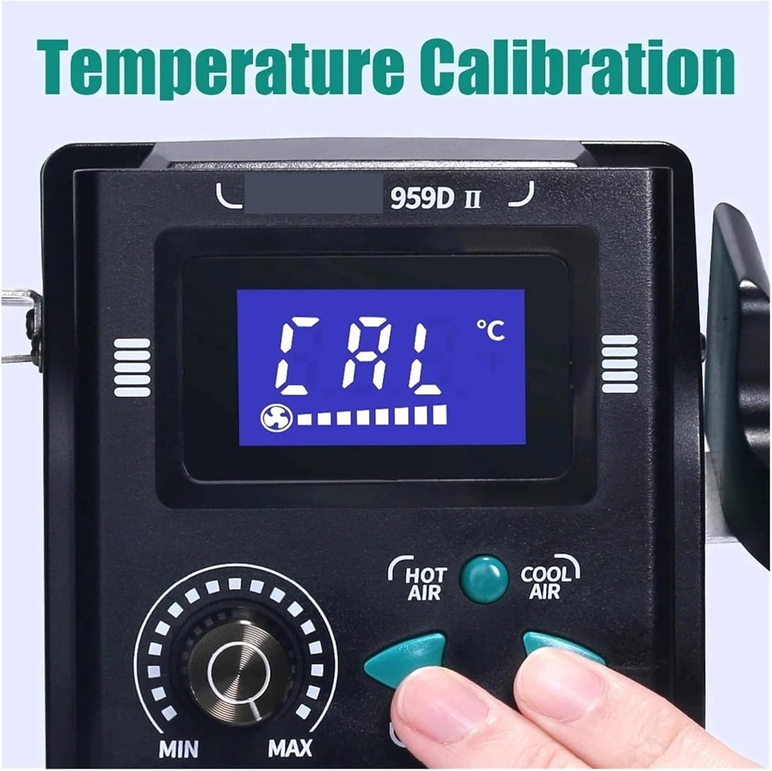 959D II 700W Nozzles Storage Install Disassemble Easily Hot Air Gun Desoldering SMD Rework Soldering Station(AC 220)