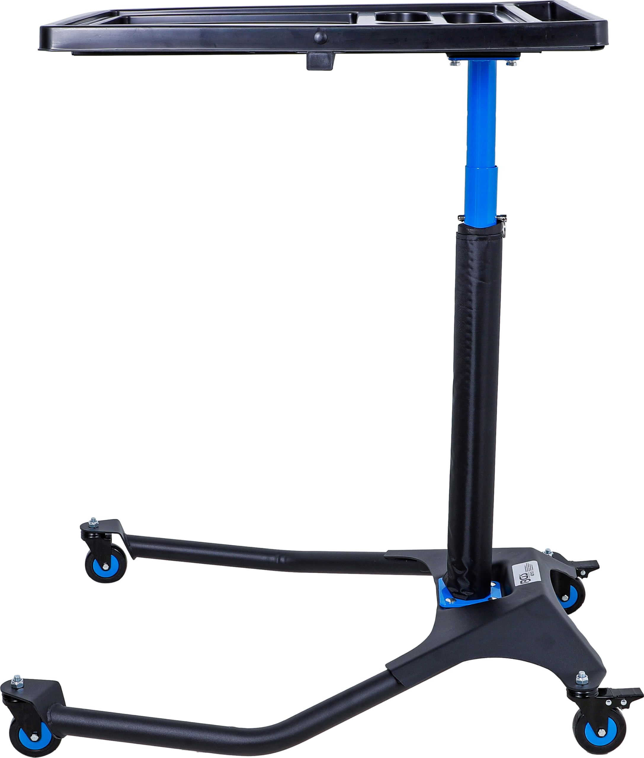 BGS 4213 | Werkzeug-Servicetisch | fahrbar | höhenverstellbar | 30 kg | Höhe 870 - 1230 mm | Stahl, Polystyrol (PS) | 4 Lenkrollen, 2 feststellbar | mehrere Ablageebenen