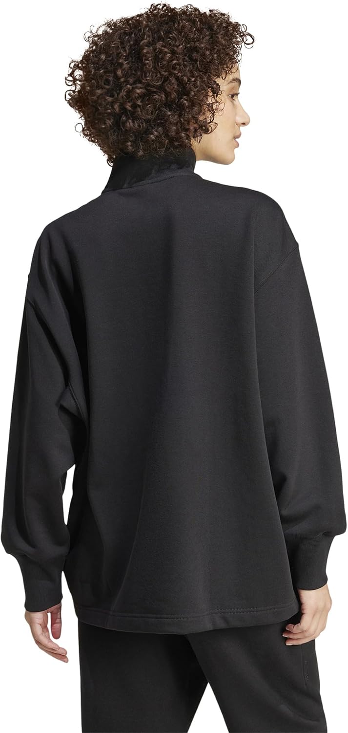 adidas Women's All Szn Fleece Loose Half-Zip Sweatshirt - Image 2