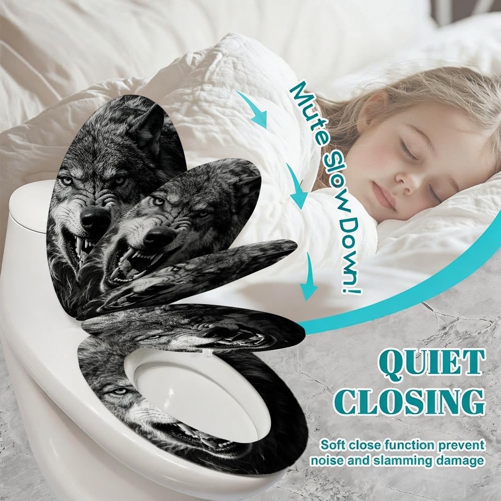 Toilet Seat A9, Standard Fit, for Bathroom Use