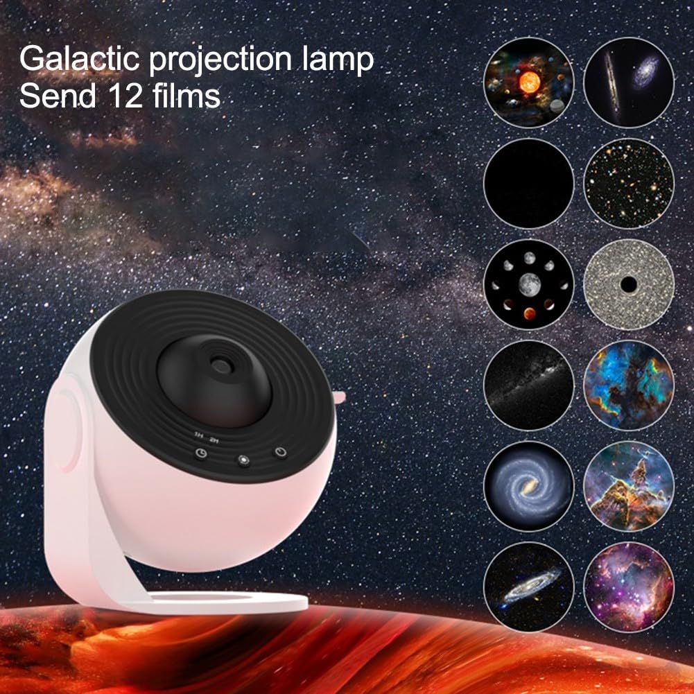 Proiettore WiFi Star con App Control & Voice – Rotazione a 360° per Galaxy Light per la camera dei bambini – 14,5 cm nero (nero)