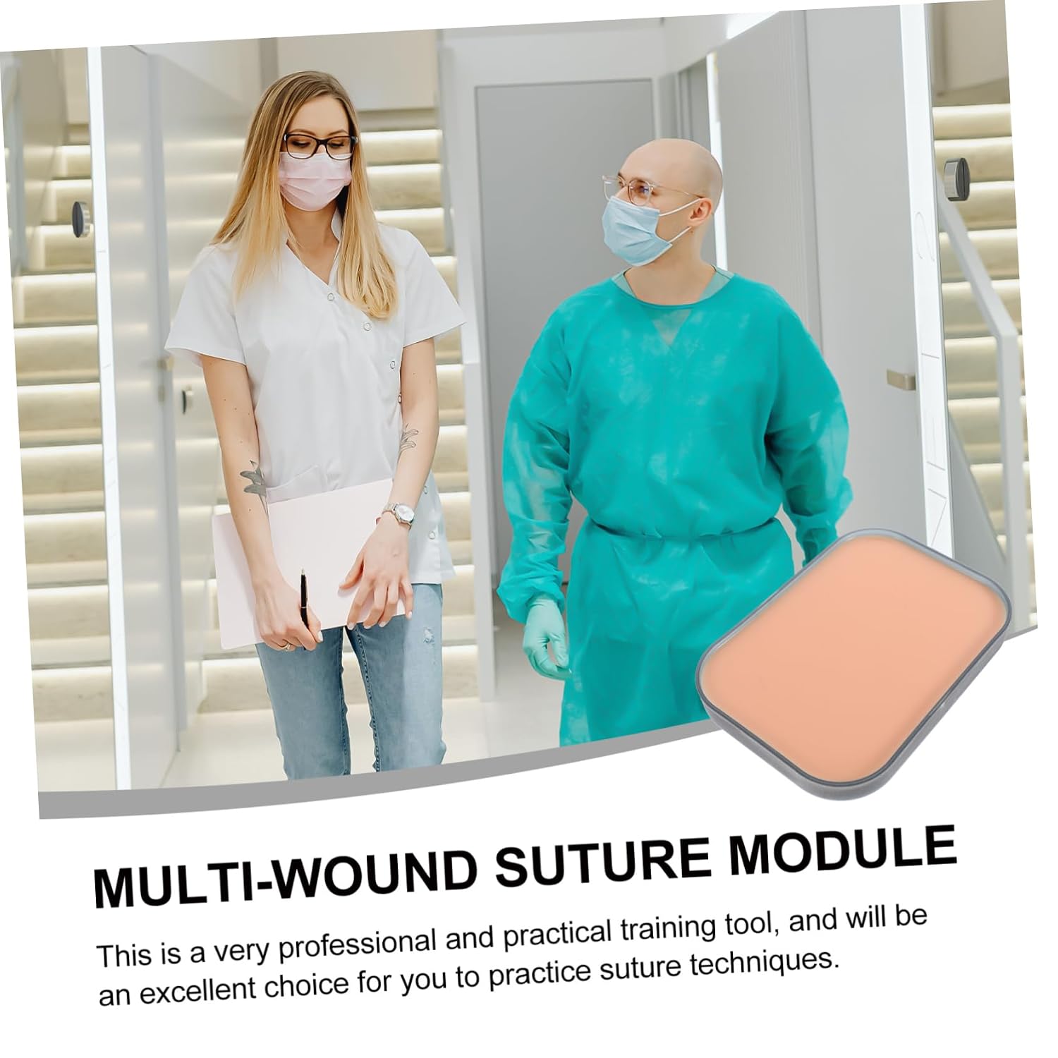 Practice Skin Pad Professional Training Tool for Students Realistic Touch