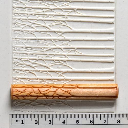 Miniatura 2 de MKM Pottery Tools Rodillos de ramita de madera para arcilla (Tw-33 Winter Woods)