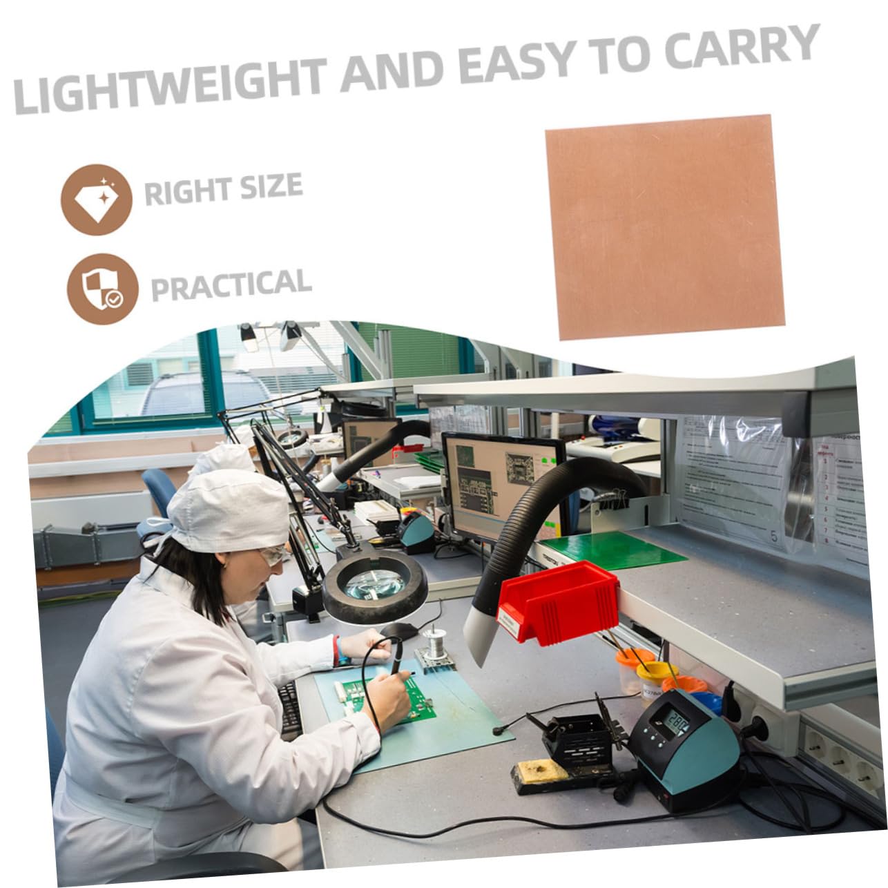 KICHOUSE 8 Sheets Sheets Copper Plate for Jewelry Copper Metal Plate Copper Plate Metal Plates for Crafts