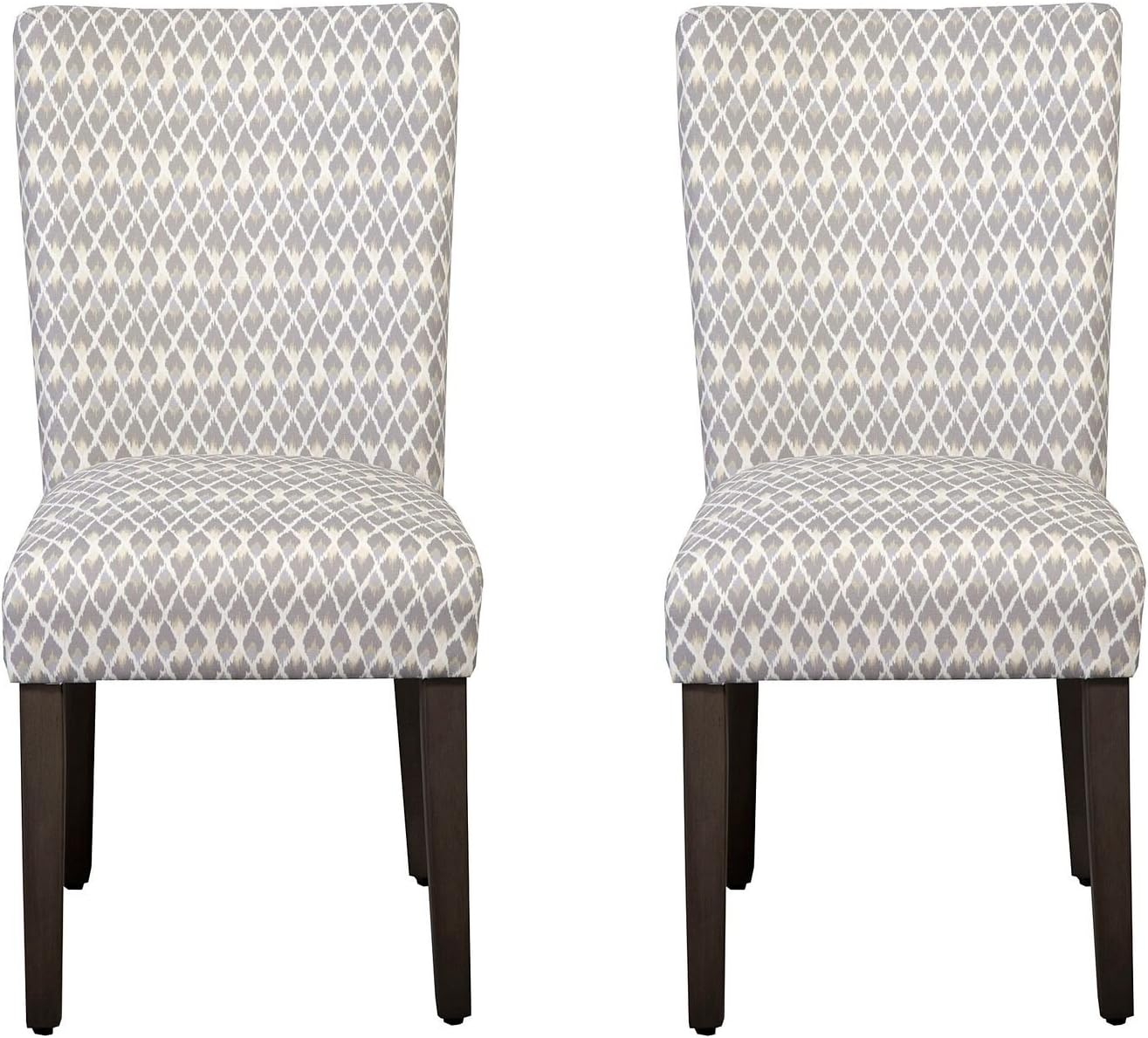 60% оƒƒ Dіѕсоunt HomePop Parsons Classic Upholstered Accent Dining Chair, Set of 2, Gray