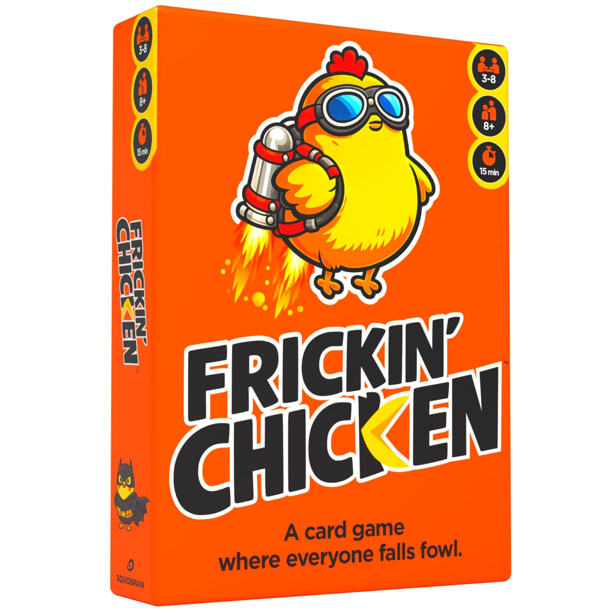 Frickin' Chicken Card Game – Fast Party Game for Families & Adults, Ages 8+, 3-8 Players