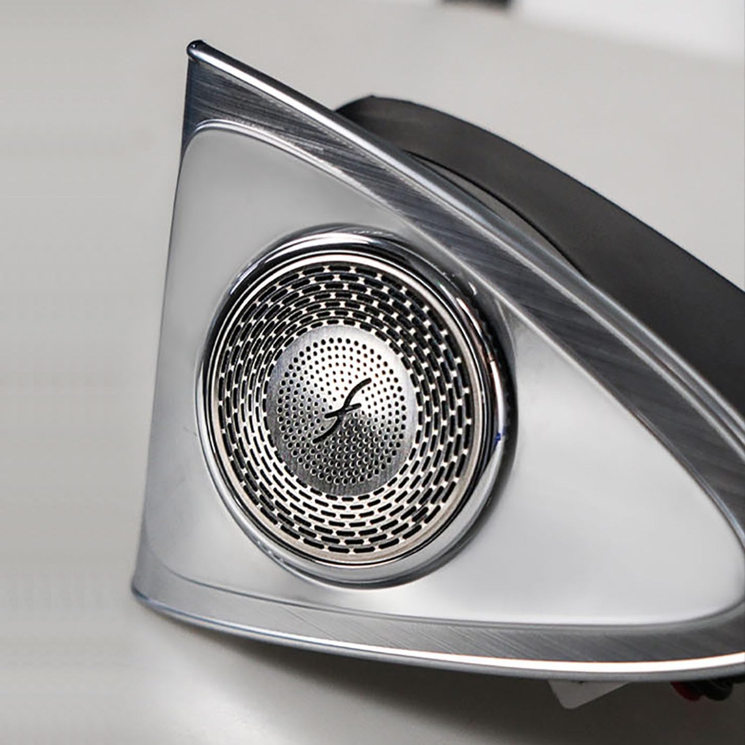 Car Audio Tweeters with LED Ambient Lighting Kit 4D Rotating Tweeter Speaker Replacement for Tesla Model 3 Update Version 2024+Year,Red led Light Blind Spot Warning