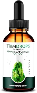 Trim Drops Liquid, Official TrimDrops for Overall Health & Wellness, All Natural Formula to Maintain Healthy Body, Premium Trim Drops Formula, TrimDrops Gotas Review (30 Servings)