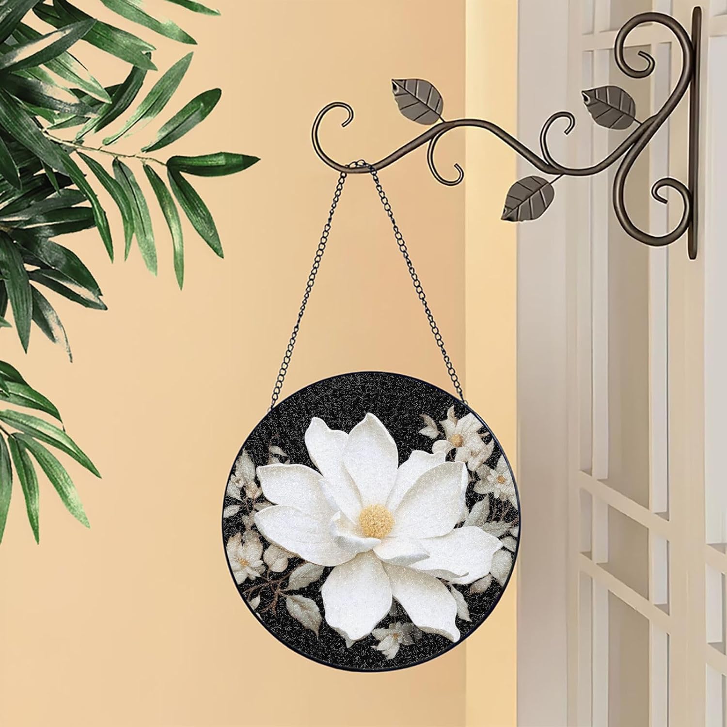 Stained Glass Window Hanging - Personalized Sun Catcher for Home Decor