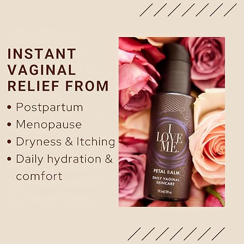Miniatura 8 de Petal Balm Daily Vaginal Skincare  Hidratante vaginal clínicamente probado para sequedad vaginal, picazón vaginal y piel vulvar  Sin hormonas,