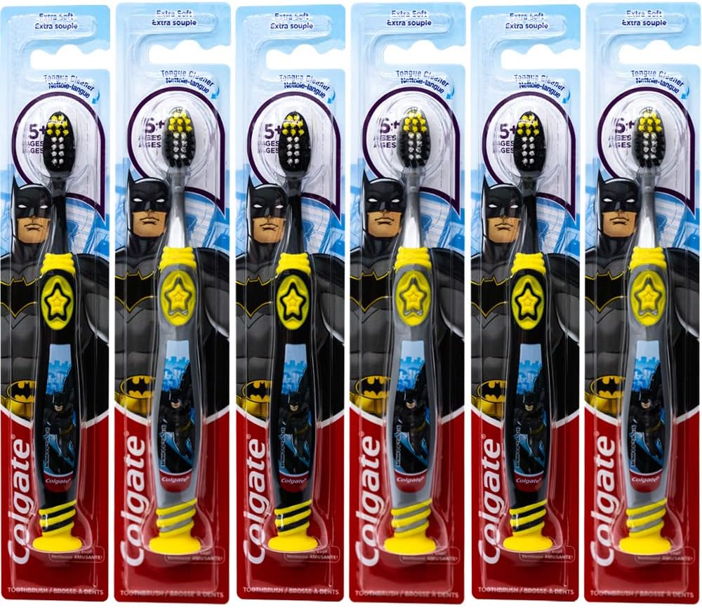Colgate Batman Toothbrush for Children with Suction Cup