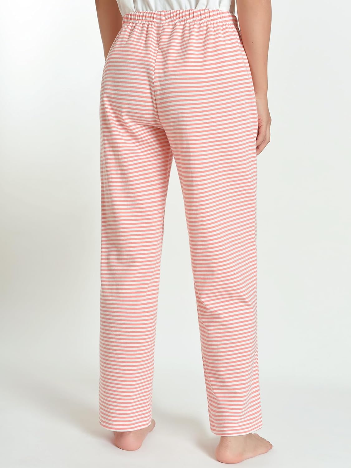 Latuza Women's Petite Pajama Pants Petite Size Cotton Striped Pj Bottoms - Image 2