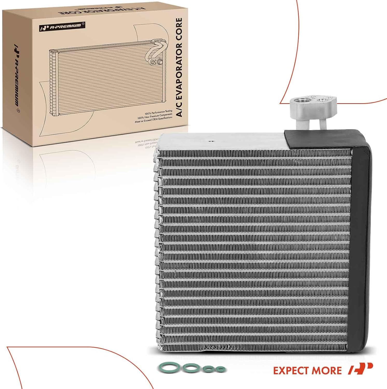 A-Premium Front AC Evaporator Core Compatible with Dodge Colt 1994 & Mitsubishi Mirage 1994-2002 & Eagle Summit 1994/1996 1.5L/1.8L/2.4L, Summit 1995 & Plymouth Colt 1994-1995 1.5L, Colt 1994 1.8L