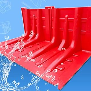 Flood Prevention Barriers, L-Shaped ABS Water Barrier Strong Impact Resistance, Suitable for Shopping Malls, Schools, Dams, Underground Garages
