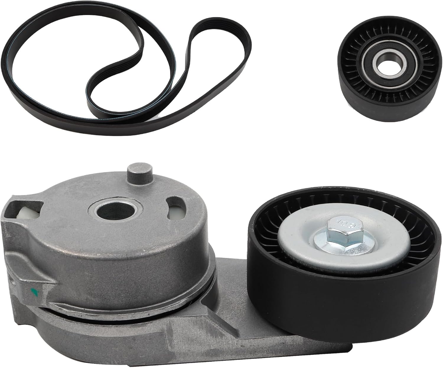 Dasbecan 38323 Drive Belt Tensioner Idler Pulley Serpentine Kit Compatible with Ram 1500 2013-2022,Ram 1500 Classic 2019-2022 5.7L V8 Replaces# 6PK1853 Belt