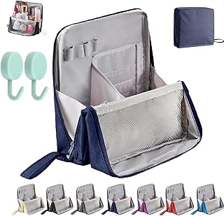 Doresty - Bolsa de maquillaje de pie, portáti...