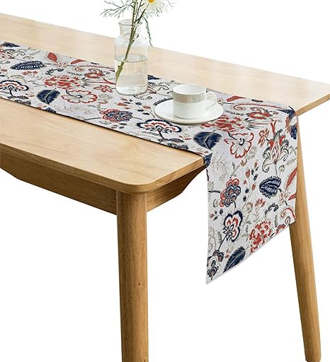 Amaze Attires Jute Table Runner Heat Resistant Dining Table Runner for 8 Seater 12 Inches - 94 Inches AATR0038