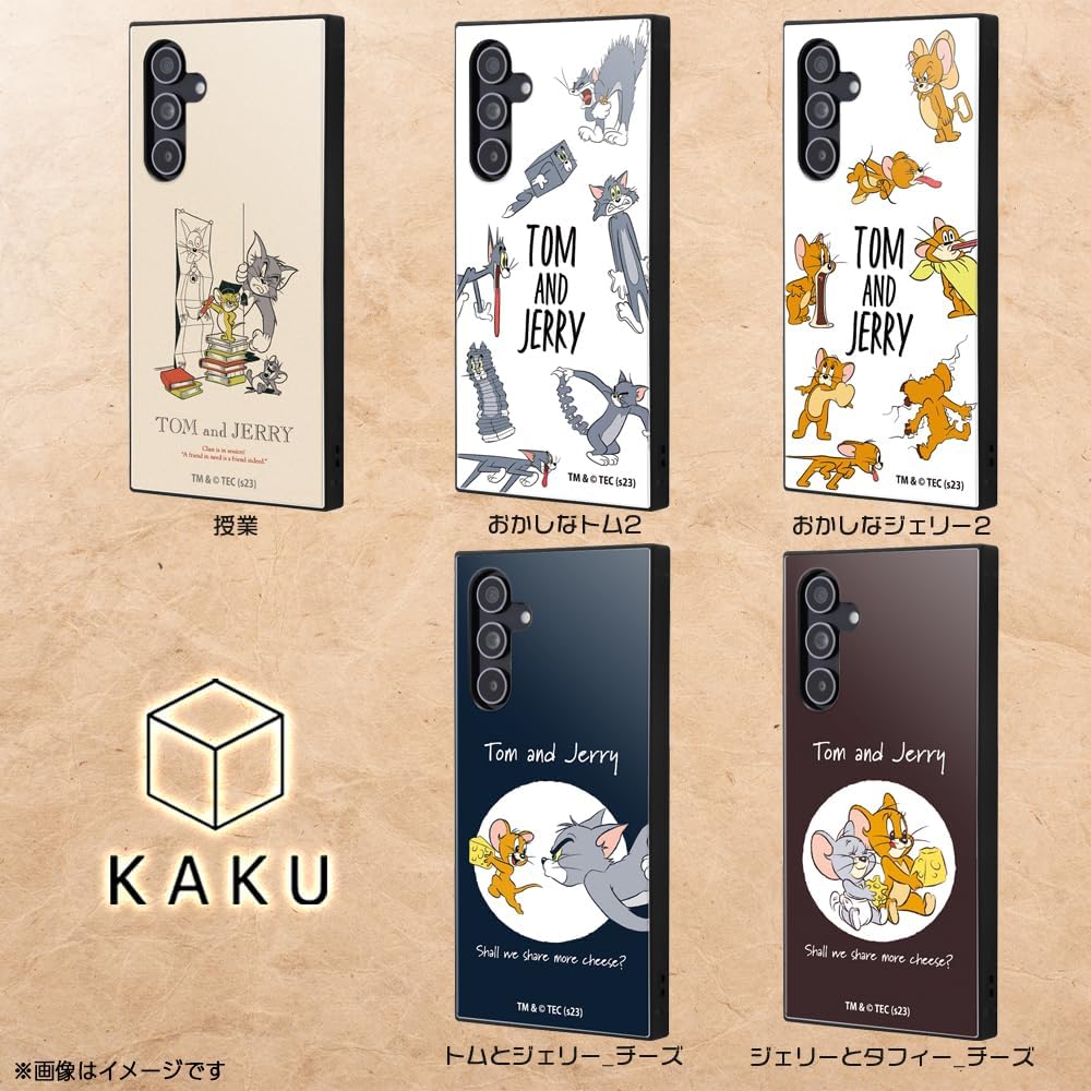 イングレム Inglem Galaxy A54 5G Case, Tom and Jerry Shockproof Cover KAKU Funny Jerry 2