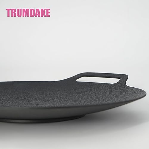 Miniatura 3 de Sartén de barbacoa de estilo coreano, sartén circular antiadherente sin humo de 13 pulgadas con mango de silicona, estufa de barbacoa con