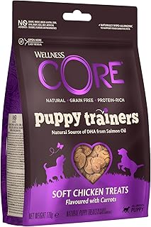 Wellness CORE Puppy Trainers, Leckerli Welpen, perfekt fürs Training, sanft, getreidefrei, fleischreich, Huhn & Karotten, 170g product image