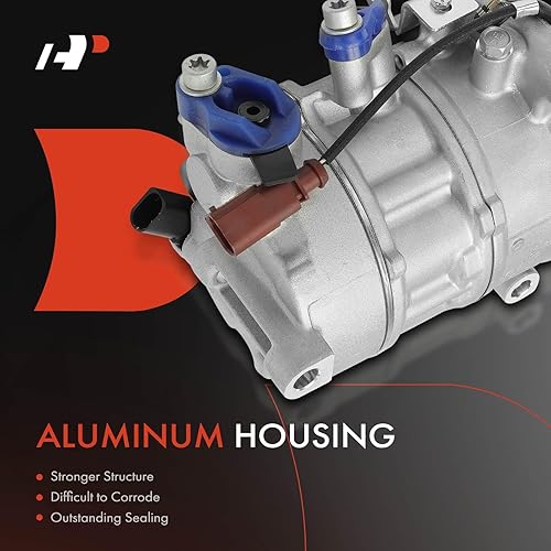Miniatura 3 de A-Premium Compresor de aire acondicionado con embrague compatible con Volkswagen Jetta 2019-2021, Golf 2018-2019, Tiguan 2018-2020, GTI 2019-2020,