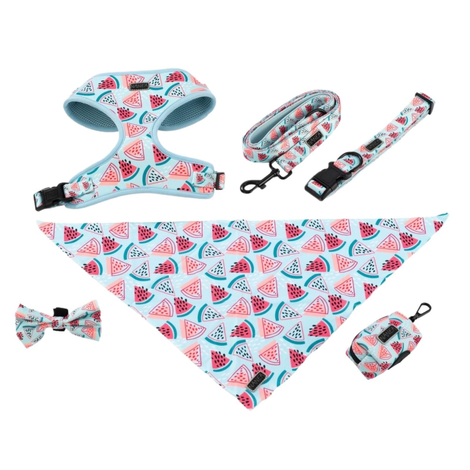 Step-in Geschirr Hundegeschirr Mit Halsband Und Leine, Verstellbar Für Spaziergänge(33-51cm)