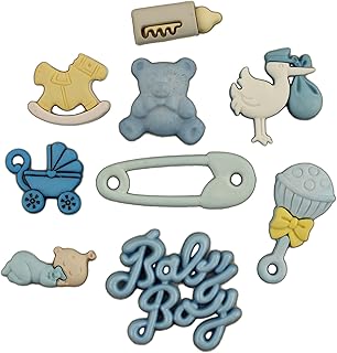Buttons Galore Craft & Sewing Buttons - Baby Boy - 3 Pack