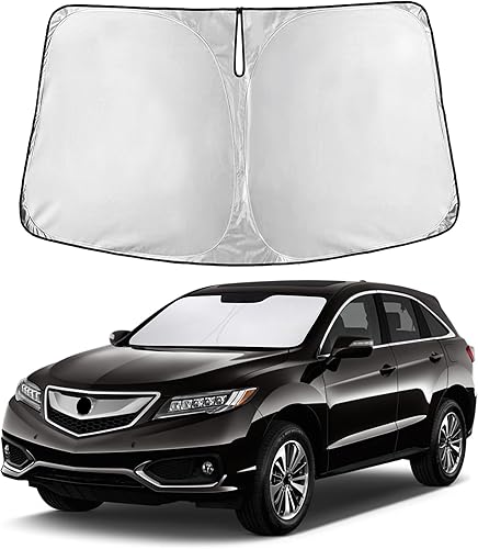 Miniatura 116 de EcoNour Parasol para parabrisas Rivian R1S / R1T 2022-2024 2025 2026, visera solar para parabrisas delantero y ventana, bloqueador de calor UV